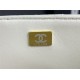 Chanel MINI FLAP BAG With Top Diamond Handle Lambskin & Gold-Tone Metal AS4140 White High