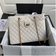 Chanel Large Shopping Bag White High