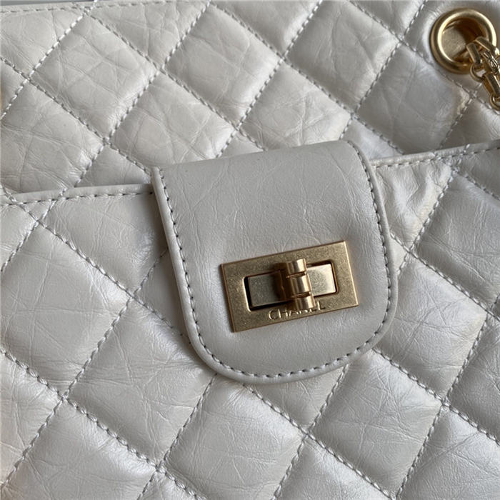 Chanel Large Shopping Bag White High