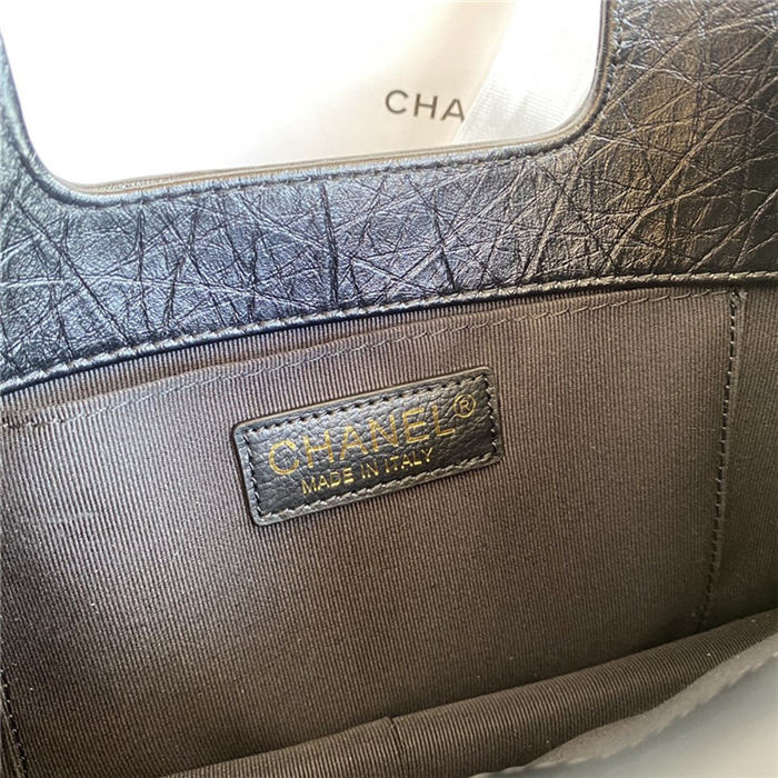 Chanel Handle Flap Bag With Charms Black High