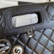 Chanel Handle Flap Bag With Charms Black High