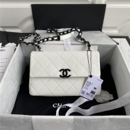 Chanel Flap Bag White High