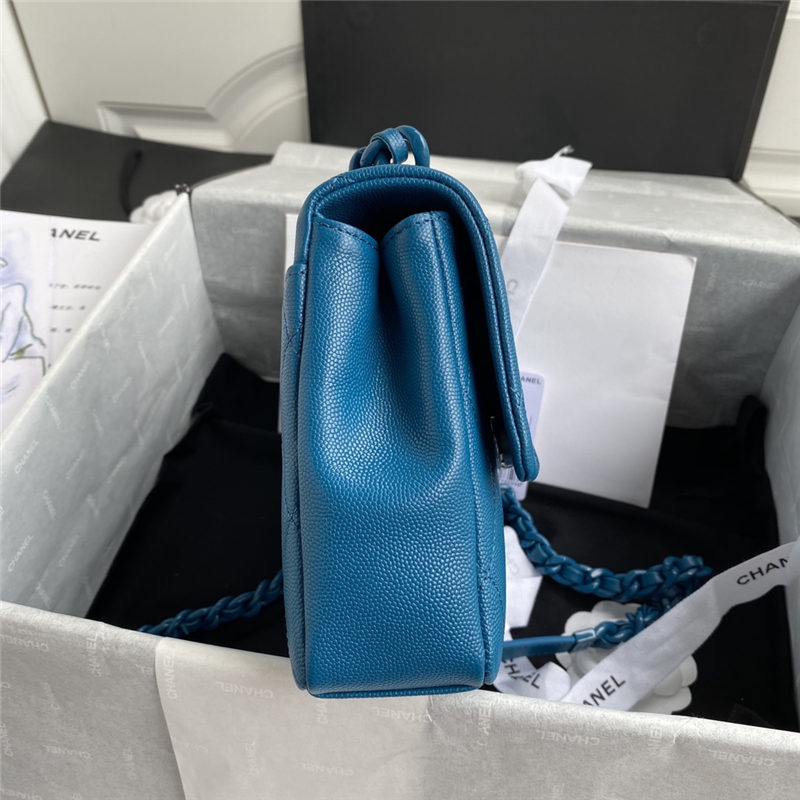 Chanel Flap Bag Blue High