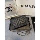 BOY Chanel WALLET ON CHAIN Grained Calfskin & Silver-Tone Metal Black High