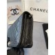 BOY Chanel WALLET ON CHAIN Grained Calfskin & Silver-Tone Metal Black High