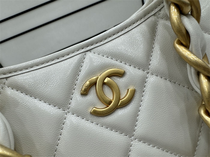 Chanel SMALL HOBO BAG AS4922 Shiny Lambskin & Gold Metal A