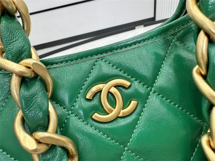 Chanel SMALL HOBO BAG AS4922 Shiny Lambskin & Gold Metal A