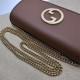 Gucci Blondie continental chain wallet Leather 725215 High