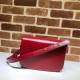 Gucci Horsebit 1955 shoulder bag 602204 Red leather high