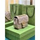 GG MARMONT MINI SHOULDER BAG 739682 Leather high