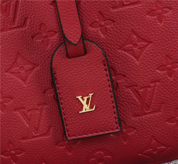 Louis Vuitton Boite Chapeau Souple MM Monogram Empreinte Red