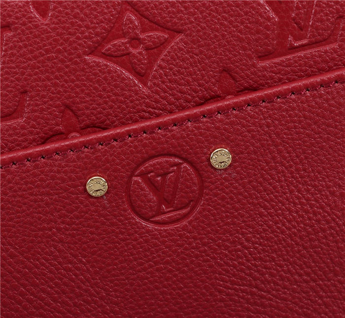 Louis Vuitton Boite Chapeau Souple MM Monogram Empreinte Red