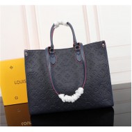 Louis Vuitton GM Onthego Bag Monogram Empreinte Navy