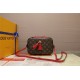 Louis Vuitton Saintonge Bag Monogram Red