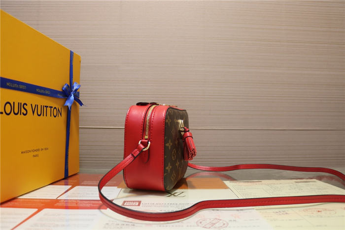 Louis Vuitton Saintonge Bag Monogram Red