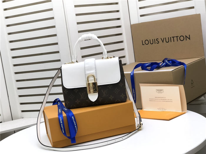 Louis Vuitton Locky BB Bag Monogram Canvas White