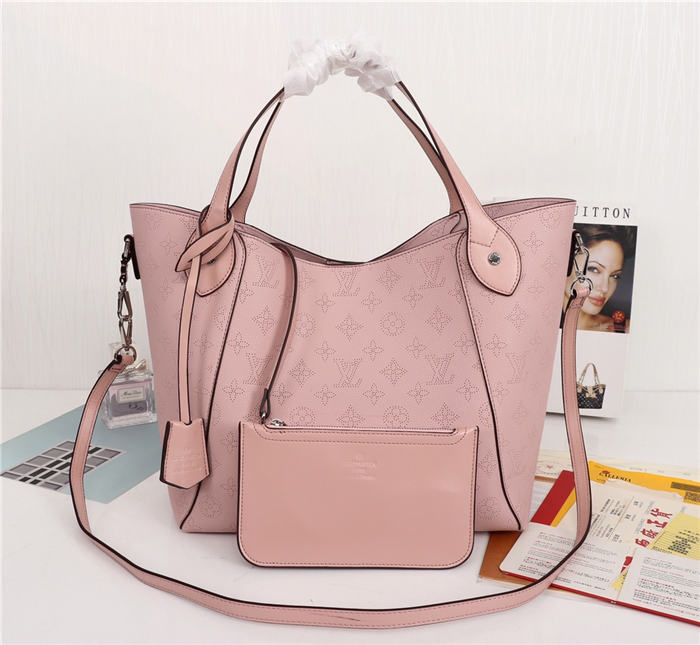 Louis Vuitton Hina MM Bag Mahina Pink