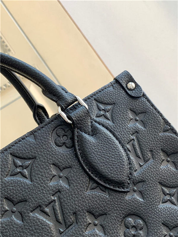 Louis Vuitton ONTHEGO PM Monogram Empreinte Black M45653 High