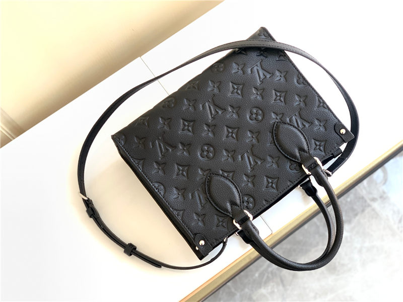 Louis Vuitton ONTHEGO PM Monogram Empreinte Black M45653 High