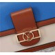 Louis Vuitton Dauphine MM Bag Blue/Beige