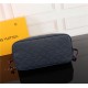 Louis Vuitton Neverfull MM Bag Navy Monogram Mid