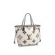 Louis Vuitton Neverfull MM Bag Monogram Ivoire Mid