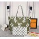 Louis Vuitton Neverfull MM Bag Monogram Green Mid