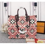 Louis Vuitton LV CRAFTY ONTHEGO GM Bag Red