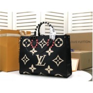 Louis Vuitton LV CRAFTY ONTHEGO GM Bag Black