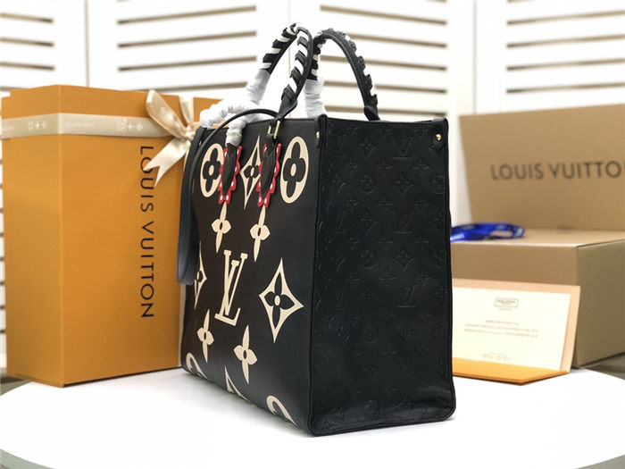 Louis Vuitton LV CRAFTY ONTHEGO GM Bag Black