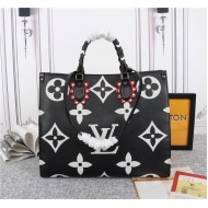 Louis Vuitton LV CRAFTY ONTHEGO GM Bag Black