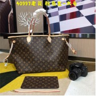 Louis Vuitton Neverfull GM Bag Monogram Canvas pink