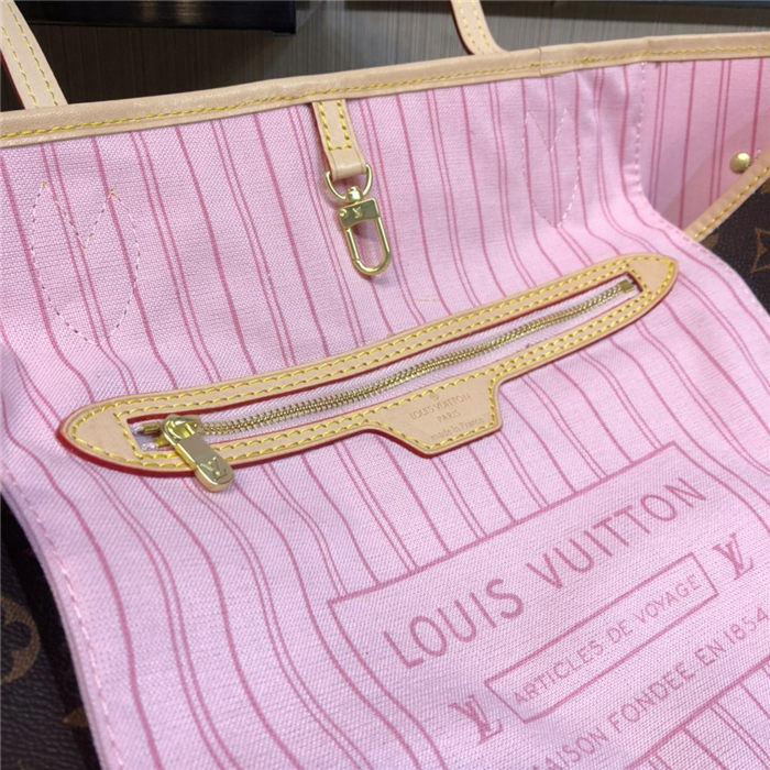 Louis Vuitton Neverfull GM Bag Monogram Canvas pink