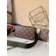 Louis Vuitton Félicie Strap & Go Monogram coated canvas M80091 High