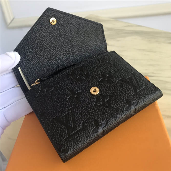 Louis Vuitton VICTORINE WALLET Monogram Empreinte Black High