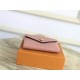 Louis Vuitton VICTORINE WALLET Monogram Empreinte Pink High