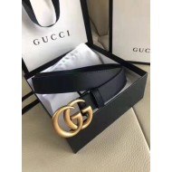 Gucci Leather belt with Double G buckle 30MM High