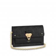 Louis Vuitton VAVIN CHAIN WALLET Monogram Empreinte Black High