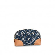 Louis Vuitton SINCE 1854 POCHETTE COSMETIQUE Blue High