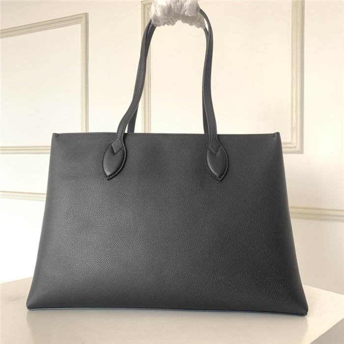 Louis Vuitton LOCKME SHOPPER Grained calf Black High