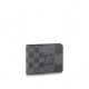 Louis Vuitton MULTIPLE WALLET Damier Graphite Black High