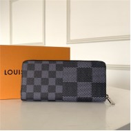 Louis Vuitton ZIPPY WALLET VERTICAL Black/Grey High