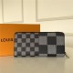 Louis Vuitton ZIPPY WALLET VERTICAL Black/White High