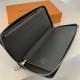 Louis Vuitton ZIPPY WALLET VERTICAL Black/White High