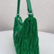 Prada Prada Mini Hobo Bag In Mint Green Nylon and Leather High High