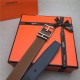 Hermes Nathan 32 reversible belt Togo Camel High