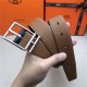 Hermes Nathan 32 reversible belt Togo Camel High