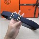 Hermes Nathan 32 reversible belt Togo Navy High