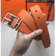 Hermes Nathan 32 reversible belt Togo Orange High