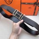 Hermes Cape Town belt buckle & Reversible leather strap 38 mm Togo Coffee High